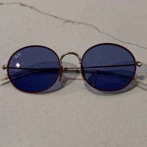 Ray-Ban Unisex Oval Metal Sunglasses RB3594